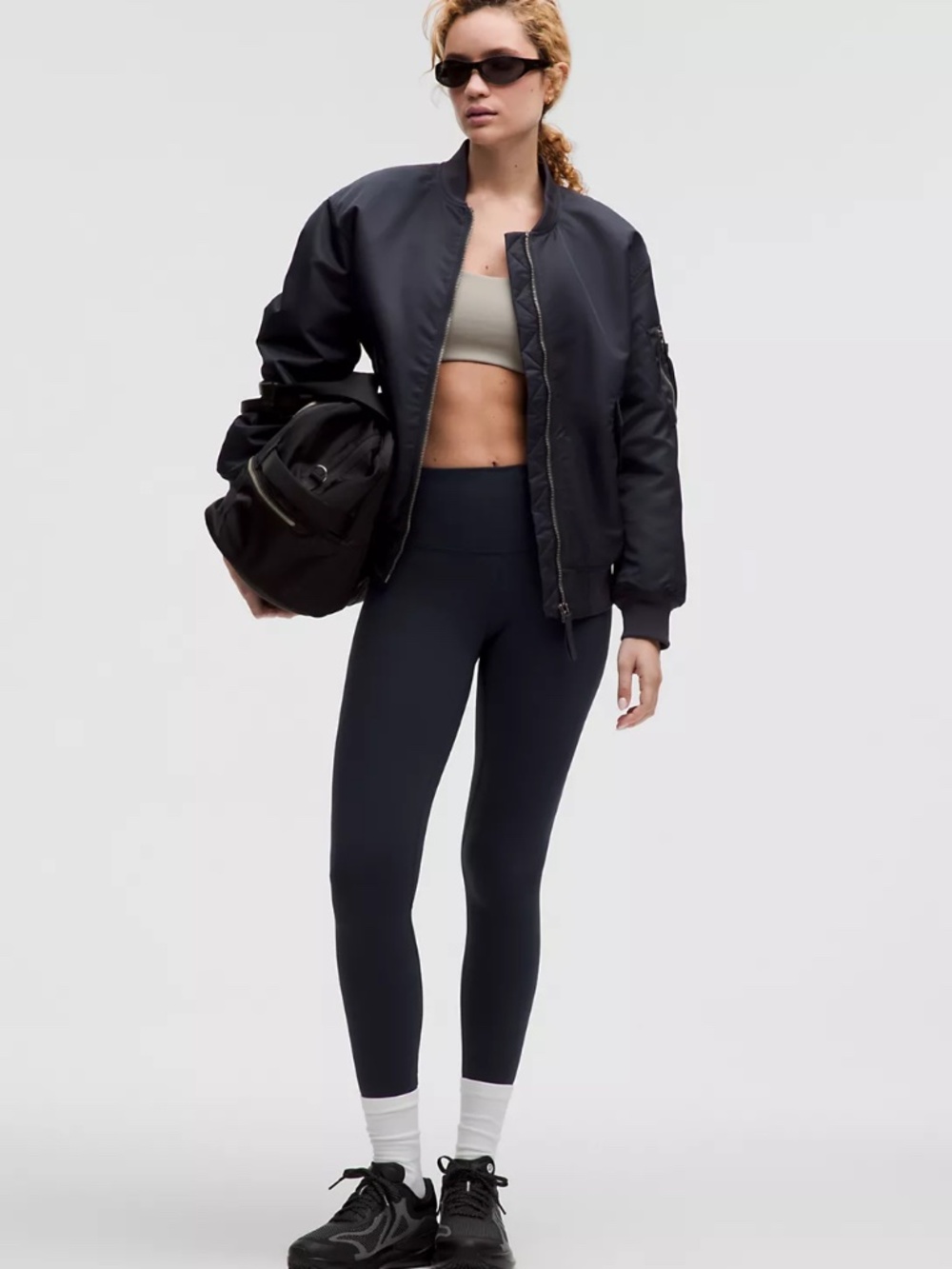 Wunder Train High-Rise Tight 28" Navy Blue